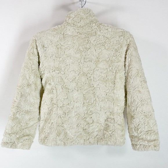 The North Face Jacket Coat Size 14/16 Large Girls Mossbud Parka Purple Lavender - Picture 7 of 8